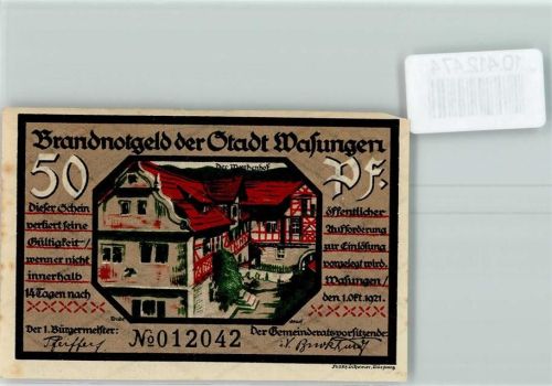 Wasungen Notgeld