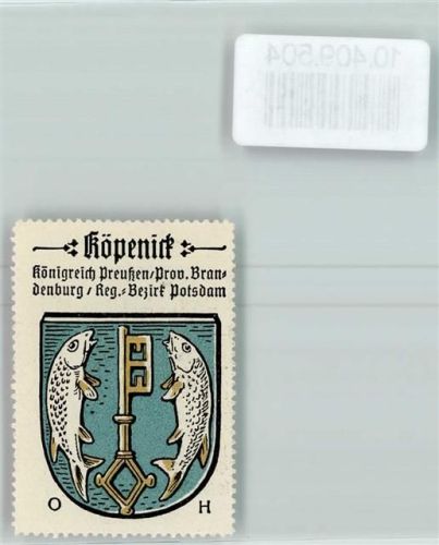 Köpenick Vignette Wappen Kaffee Hag ca 1920-1940