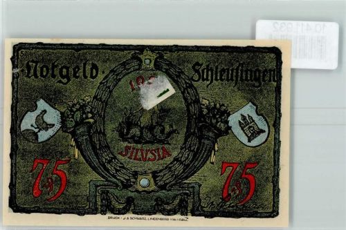 Schleusingen Notgeld