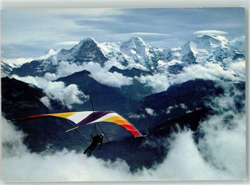 Deltasegler Eiger Mönch-Jungfrau AK