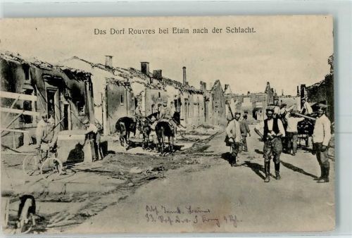 Rouvres 1915 Feldpost WK I 33. Reserve-Div.