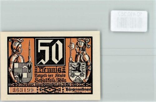Schalkau Notgeld Ritter