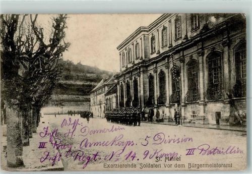 55300 Saint-Mihiel 1915 - Feldpost WK I Bürgermeisteramt