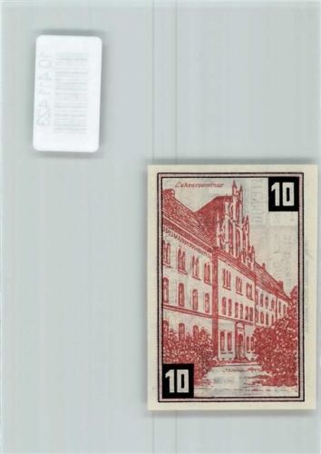 Wunstorf Notgeld Lehrerseminar