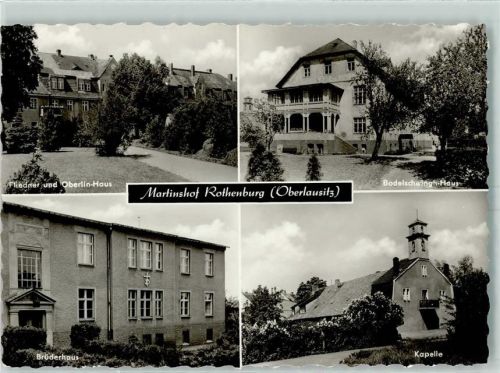 Rothenburg Martinshof Fliedner u. Oberlin Haus Bodeschwingh Haus Brüderhaus Kapelle