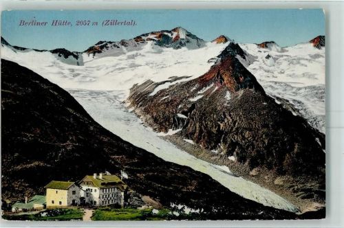 Berliner Hütte Beschreibung aufgeklebt