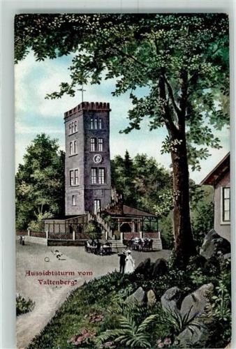 Neukirch 1913 Aussichtsturm Vatenberg Ort lt. Stempel