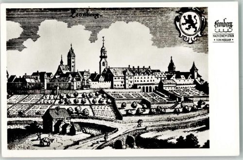 Leonberg nach einem Stich von Merian