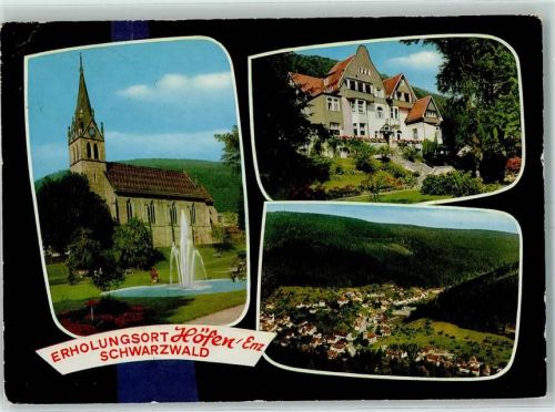 Höfen Kirche Park Springbrunnen