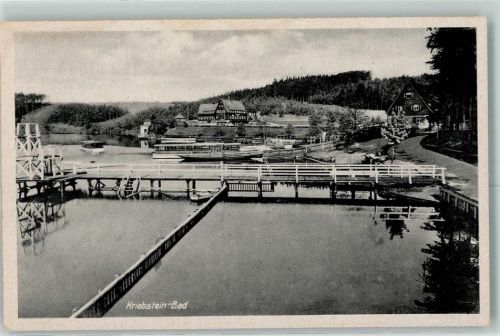Kriebstein Schwimmbad Schiff