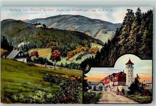 Klinovec 1914 Keilberghotel Hotelstempel