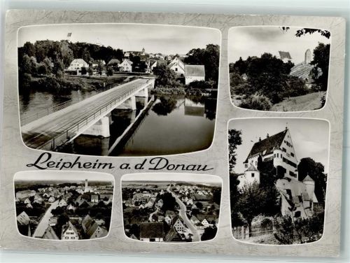 Leipheim Donaubrücke Schloß Leipheim