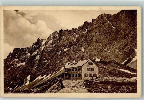 Lamsenjochhütte Lamsenhütte Nißlgrat Hüttenstempel
