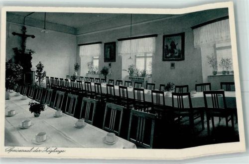 Wettenhausen Unterrichts Erziehungsanstalt Dominikanerinnen Speisesaal Zöglinge