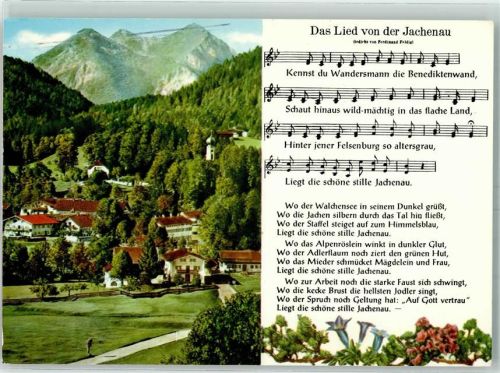 Jachenau Das Lied von der Jachenau