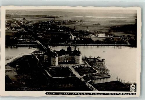 Moritzburg Fliegeraufnahme Jagdschloss Moritzburg
