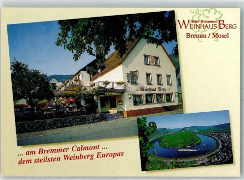 Bremm Hotel Restaurant Weinhaus Berg