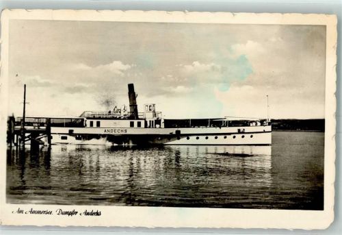82211 W8036 Herrsching a. Ammersee - Seitenraddampfer Andechs