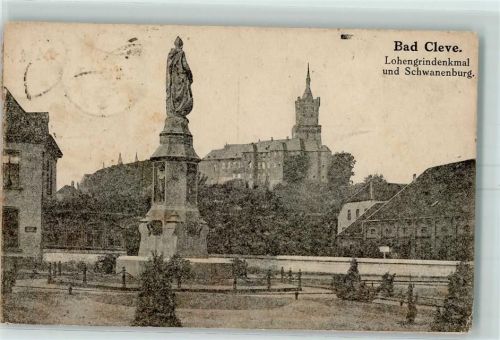Cleve Lohengrindenkmal und Schwanenburg