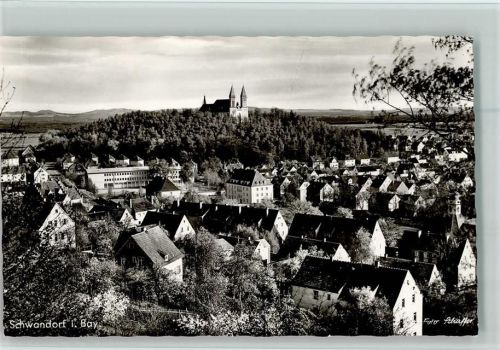 Schwandorf Kreuzberg mit Oberrealschule