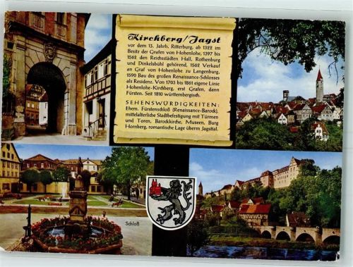74592 W7184 Kirchberg an der Jagst - Schloss