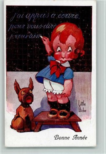 Verlag A. Noyer - Little Piche Serie 121 Nr. 642 - Bonne Annee - Neujahr, gute Erhaltung