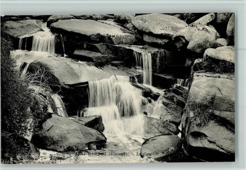 Saint Herbot La Cascade 1910 AK Gute Erhaltung Gesteinsformation
