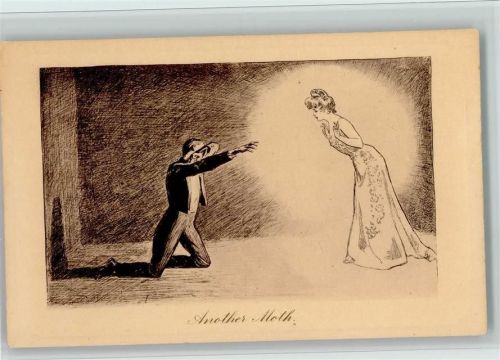 Pictorial Comedy - Another Moth, gute Erhaltung James Henderson + Sohn, London Prägedruck