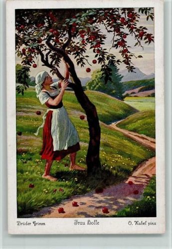 sign Kubel - Nr. 2 - Serie 139 Nr. 3795 AK Frau Holle Künstlerkarte