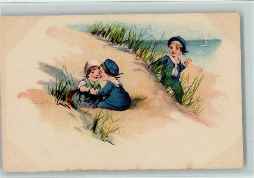 Kinderpoesie - Matrosenliebe AK