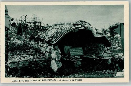 Gimetero Militare di Redipuglia - Il ricovero di trincea , sehr gute Erhaltung AK