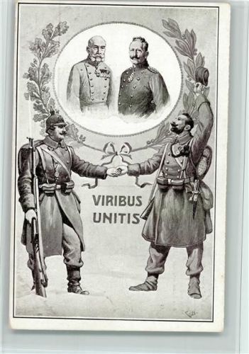 Viribus Unitis, gute Erhaltung AK