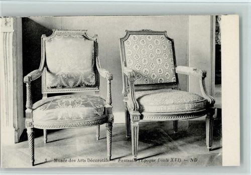 Nr. 3 Stuhl Epoche Louis XVI - Museum des Arts Decoraties , gute Erhaltung