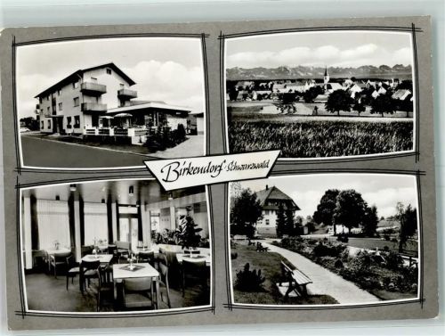 Birkendorf 1968 Hotel Pension Sonnenhof Bes Fam Fechtig-Blatter