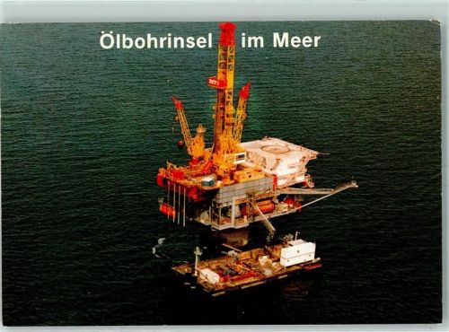 Ölbohrinsel der TEXACO Wintershall AK