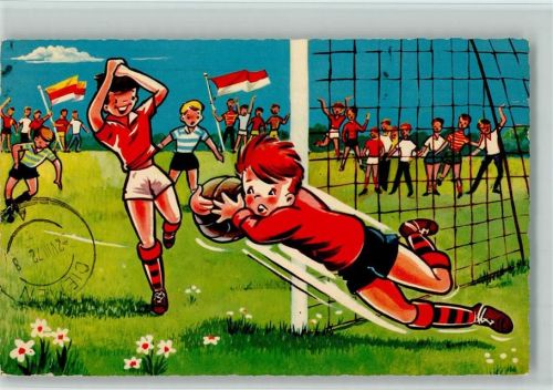 1972 Kinder Fußball AK