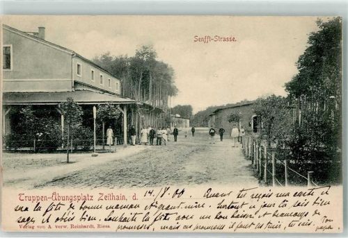 Zeithain 1900 Senfft-Straße Truppen Übungsplatz