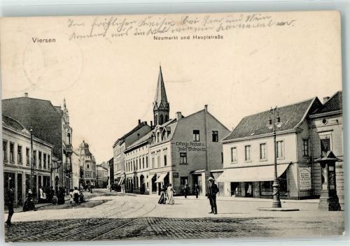 Viersen Neumarkt Hauptstraße Lithogr. Anstalt Weber
