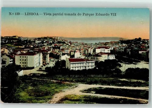 Lisboa Vista parcial tomada do Parque Eduardo VII