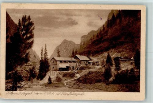 Höllentalangerhütte 1923 Hupfleiterjoch Hüttenstempel