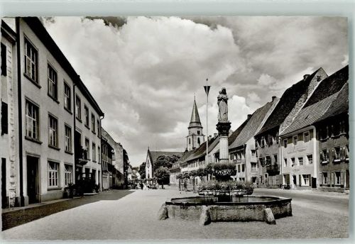 Hüfingen Hauptstrasse Brunnen