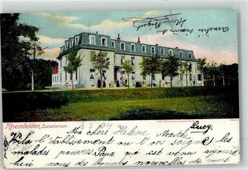 Rheinfelden 1904 Sanatorium