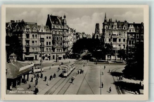 Köln Neustadt-Nord 104 WK II Adolf-Hitler-Platz Straßenbahn