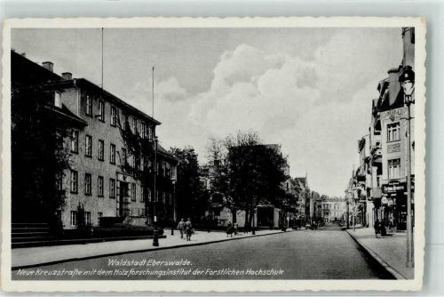 16225 O1300 Eberswalde - neue Kreuzstraße m.d. Holzforschungsinstitut der Forstlichen Hochschule