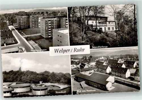 Welper Jugendherberge Schwimmbad Hochhausgruppe
