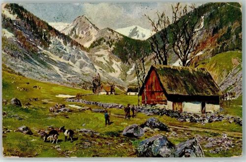 1915 Wormpselthal mit Spitzköpfen und Hoheneck Nr 16 Vogesen-Serie