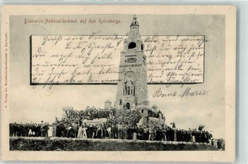 Apenrade 1902 Bismarck Nationaldenkmal auf dem Knivsberge
