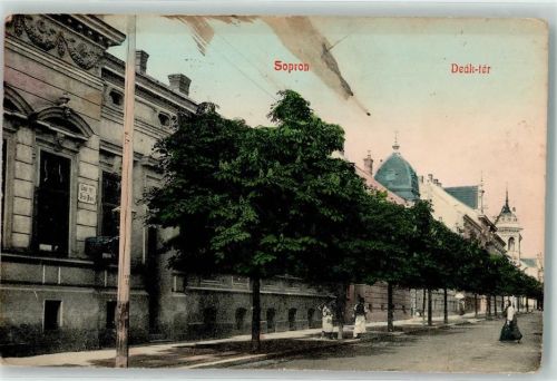 Sopron 1909 Deakplatz