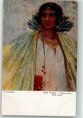 1912 Reife Früchte Jugendstil