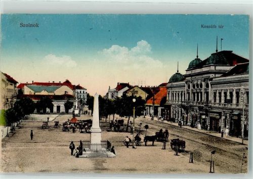 Szolnok 1916 - Kossuth ter
